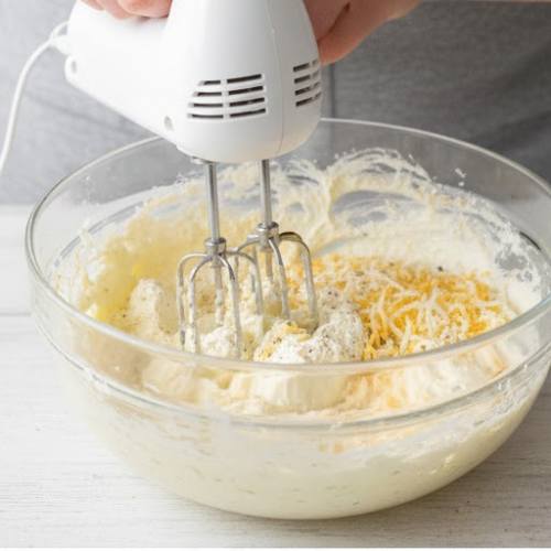 Step 1: Prepare the Cheese Mixture Step 1: Prepare the Cheese Mixture