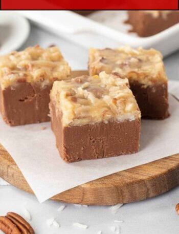german chocolate fudge