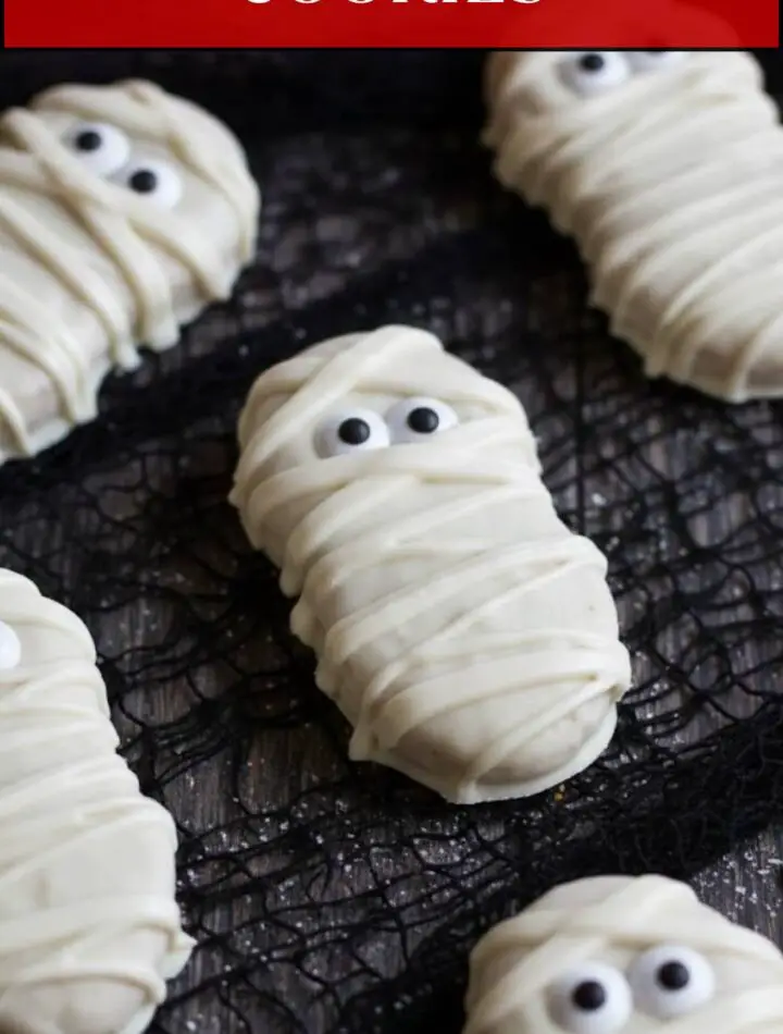 Halloween Mummy Cookies