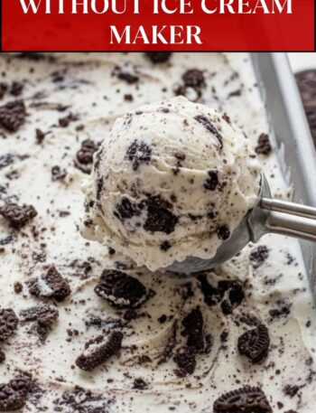Homemade Cookies And Cream Ice Cream Without Ice Cream Maker
