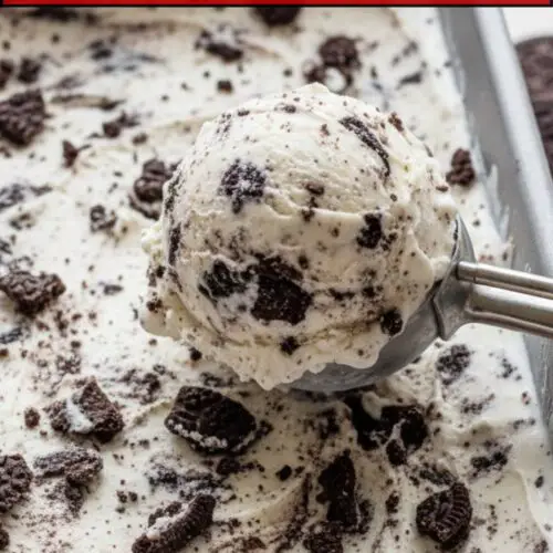 Homemade Cookies And Cream Ice Cream Without Ice Cream Maker
