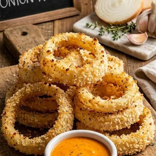 Homemade Baked Onion Rings