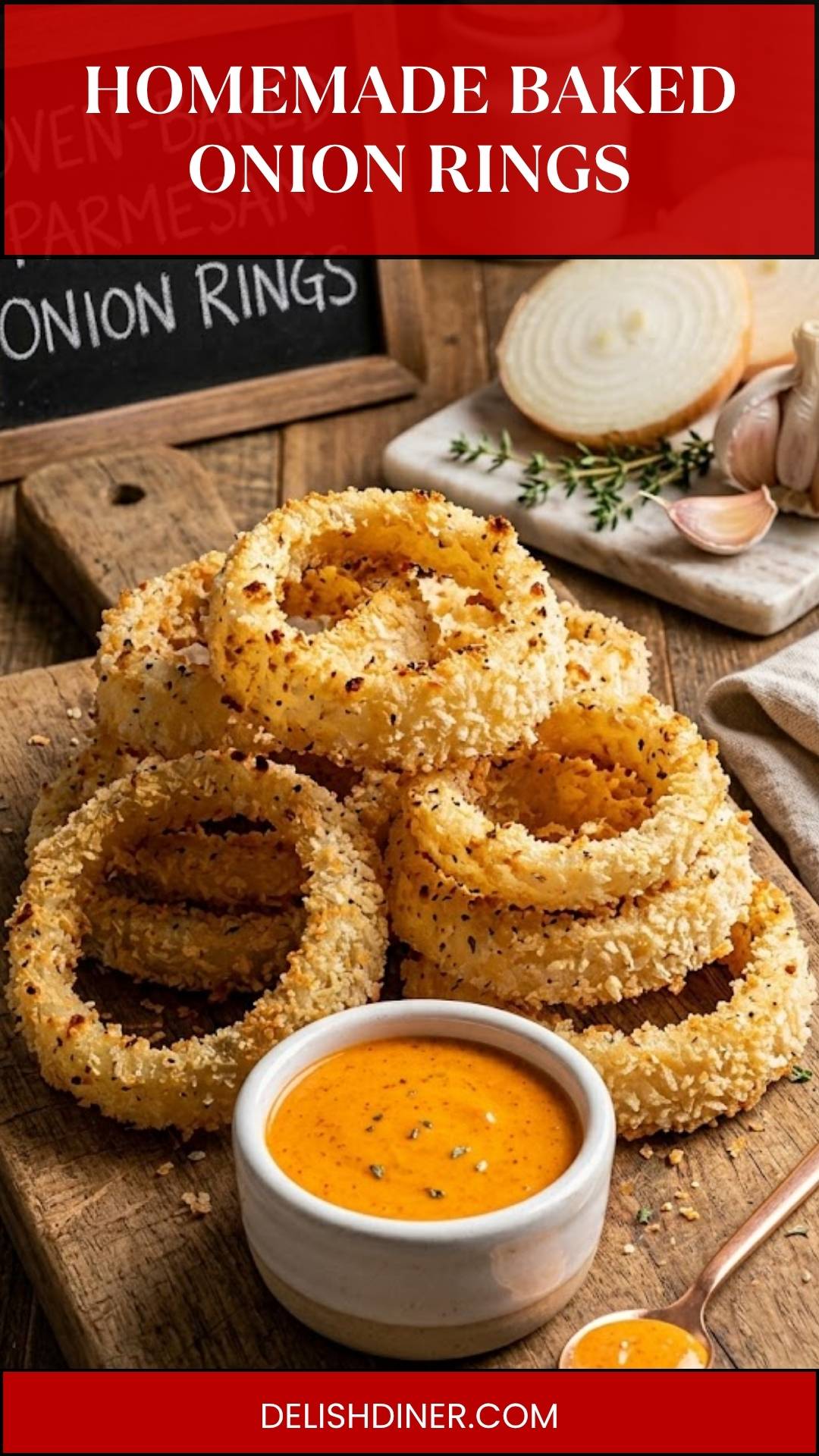 Homemade Baked Onion Rings