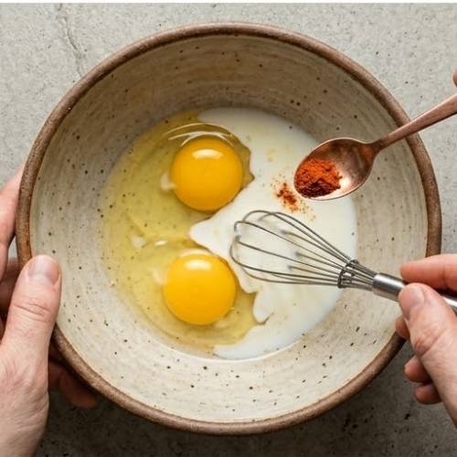 Step 2: Whisk the Egg Mixture