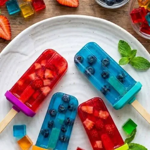 Homemade Popsicles With Jello
