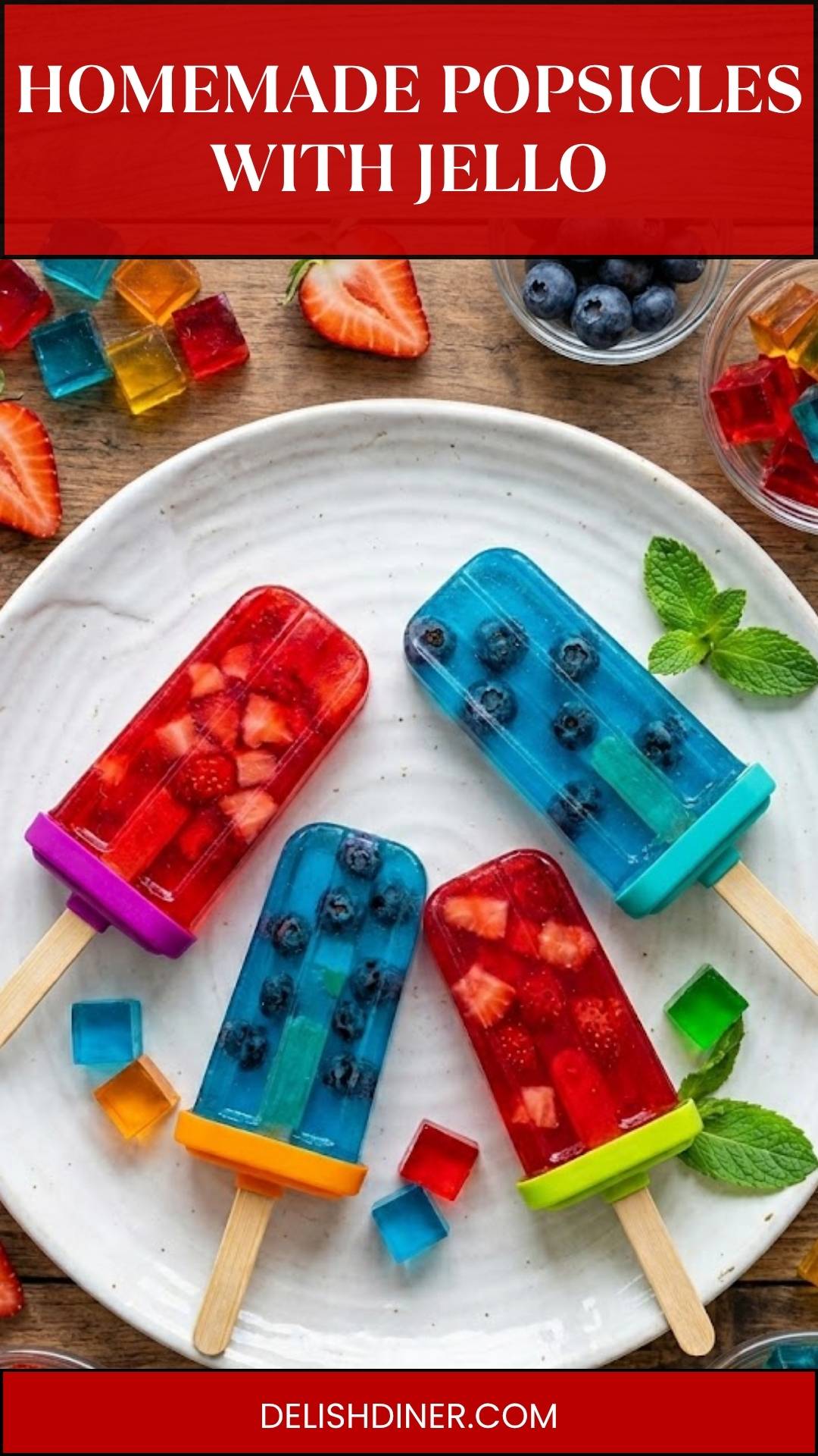 Homemade Popsicles With Jello